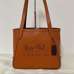 New💃Coach Tote 27 With Horse And Carriage Purse